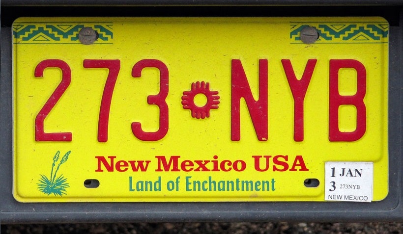 biển số xe Bang New Mexico